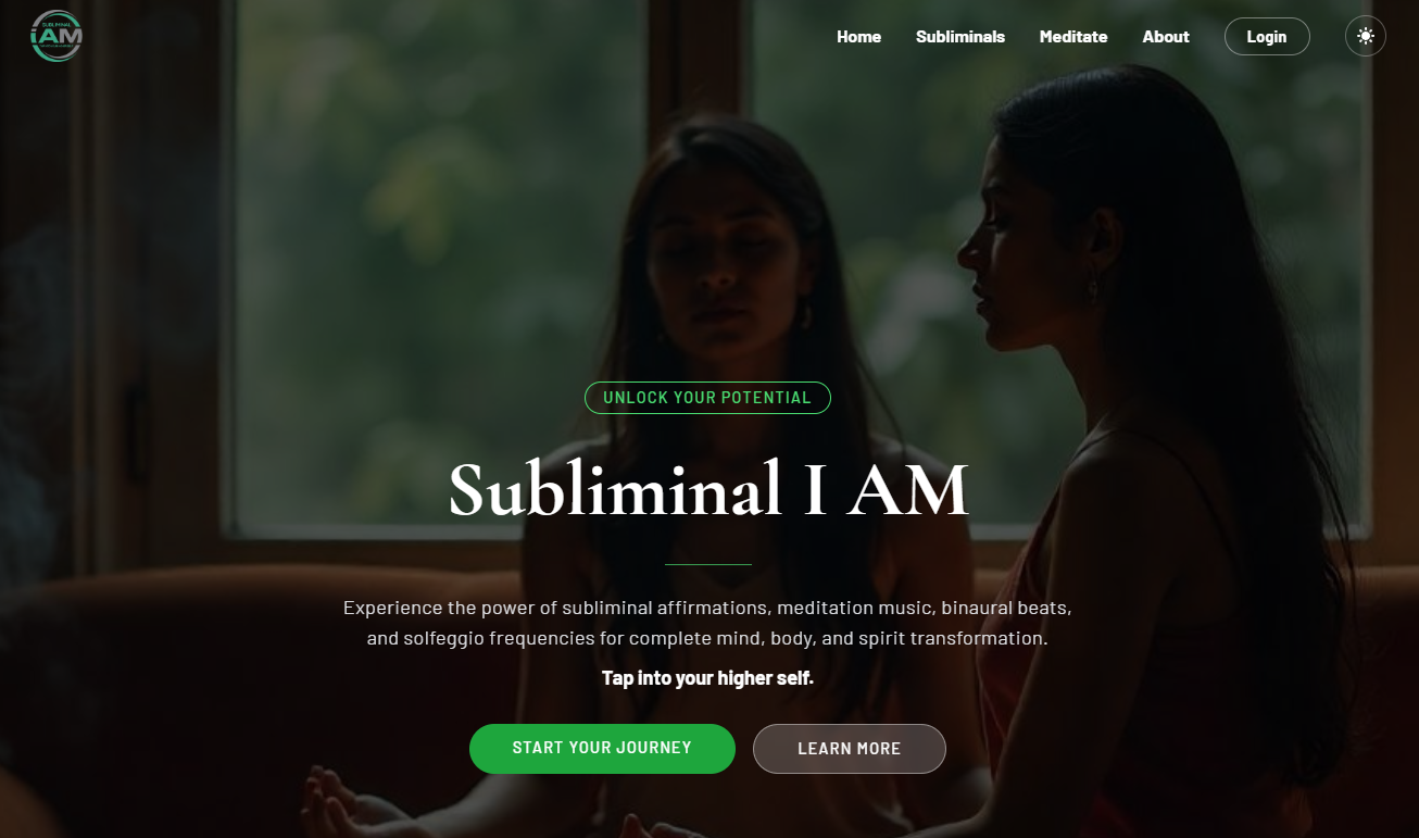 Subliminal I AM Web